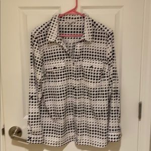 Blouse (black/white)